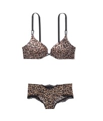 Комплект белья  Victoria’s Secret Bra  Bombshell Plunge Leopard