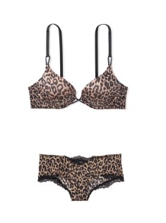Комплект білизни Victoria's Secret Bra Bombshell Plunge Leopard