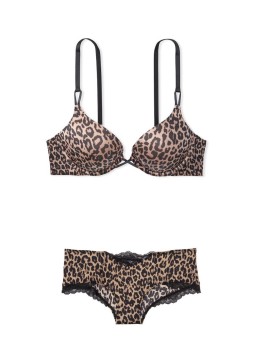 Комплект білизни Victoria's Secret Bra Bombshell Plunge Leopard