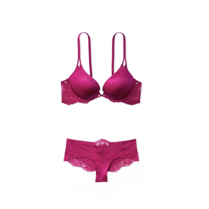 Комплект білизни Victoria's Secret Bombshell Very Sexy push-up bra Pretty Plum