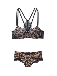 Комплект білизни Victoria's Secret Very Sexy push-up bra Leopard