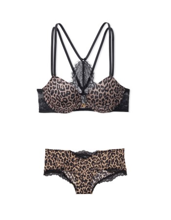 Комплект білизни Victoria's Secret Very Sexy push-up bra Leopard