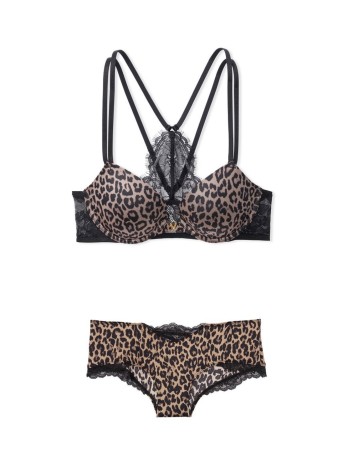 Комплект білизни Victoria's Secret Very Sexy push-up bra Leopard