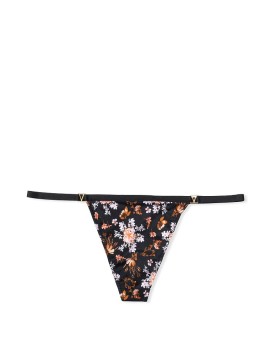 Трусики Victoria’s Secret Very Sexy V-string panty  Black Pressed Floral