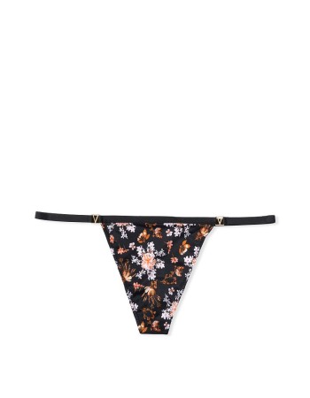 Трусики Victoria’s Secret Very Sexy V-string panty  Black Pressed Floral