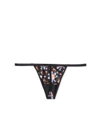 Трусики Victoria’s Secret Very Sexy V-string panty  Black Pressed Floral