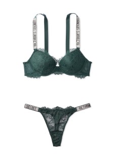 КОМПЛЕКТ БІЛИЗНИ VICTORIA'S SECRET VERY SEXY SHINE STRAP ENVIOUS LACE