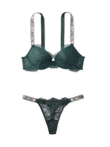 КОМПЛЕКТ БІЛИЗНИ VICTORIA'S SECRET VERY SEXY SHINE STRAP ENVIOUS LACE