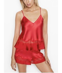 Піжама Victoria's Secret Red Lace Cami PJ Set