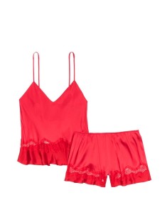 Піжама Victoria's Secret Red Lace Cami PJ Set