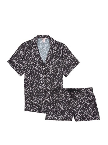 Сатинова піжама VS Satin Short Pj set Hearts