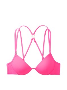 Купальник Victoria's Secret Malibu Love Fabulous Push-up Top Shocking Pink