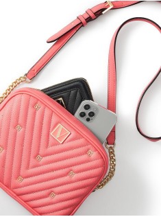 Сумка Вікторія Сікрет The Victoria Top Zip crossbody Coral