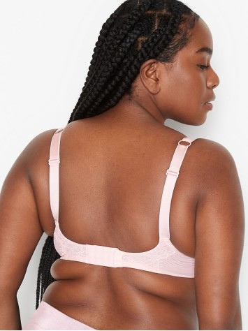 КОМПЛЕКТ БІЛИЗНИ VICTORIA'S SECRET UNLINED LACE SHINE STRAP 3-PIECE FULL CUP DEMI BRA
