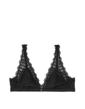 Бралеттка Victoria's Secret Black Lace Bralette V logo