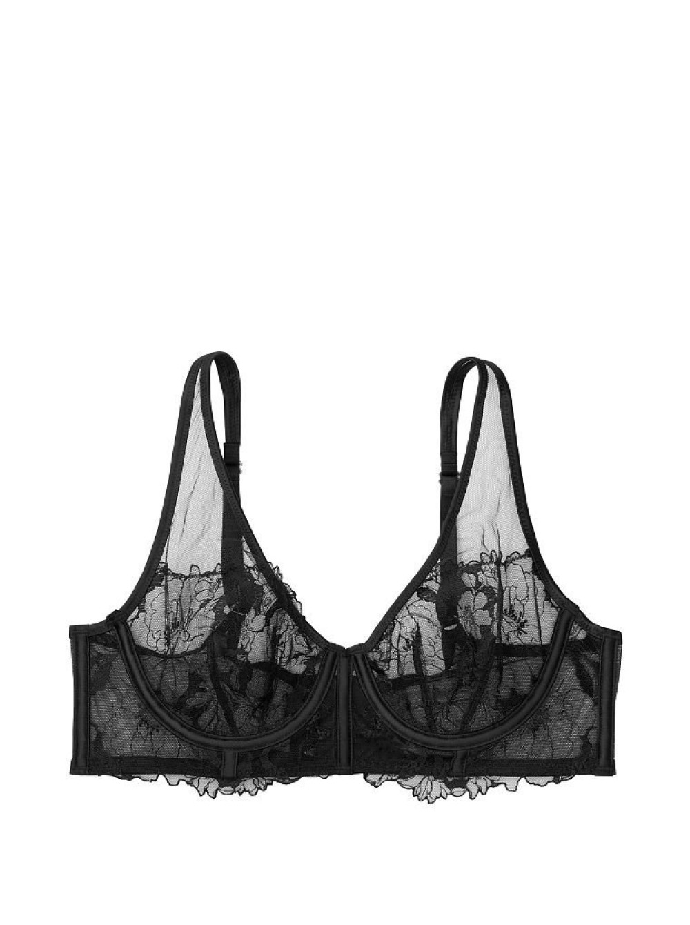 Бюстгальтер Victoria's Secret Unlined Plunge Black Bra купить