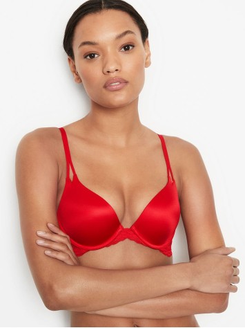 Бюстгальтер VS Very Sexy Red Lace Push-up Bra