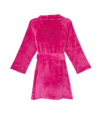 Халат Victoria’s Secret Logo Short Cozy Fluo Pink