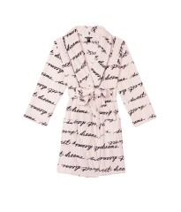 Халат Victoria's Secret Logo Short Cozy Robe Sweet Dreams Stripe