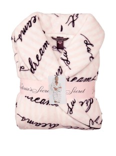 Халат Victoria's Secret Logo Short Cozy Robe Sweet Dreams Stripe