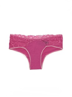 Трусики Victoria's Secret PINK Cheeky cotton Pink Lace