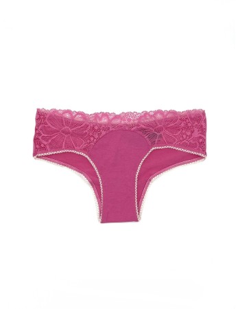 Трусики Victoria’s Secret PINK Cheeky cotton Pink Lace 