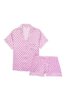 Піжама Вікторія Сікрет Satin Short PJ Lilac Dot