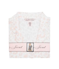 Пижама Cotton Printed Short PJ Set Pink leopard