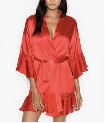 Халат Victoria's Secret satin Red