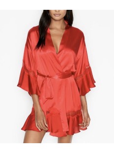 Халат Victoria's Secret satin Red