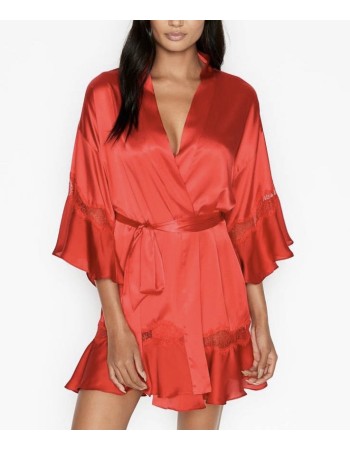 Халат Victoria's Secret satin Red