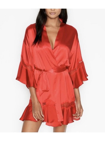 Халат Victoria's Secret satin Red