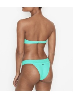 Купальник бандо з пушап Victoria's Secret Twist-Front Bandeau Mint Frost