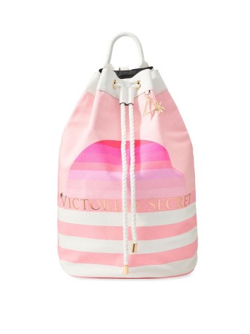 Рюкзак - сумка для пляжу VICTORIAS SECRET STRIPED CINCH BACKPACK