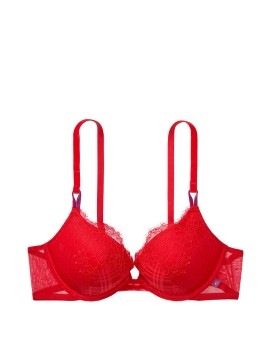 Бюстгальтер Victoria's Secret T-shirt Push-Up Lipstick Lace 