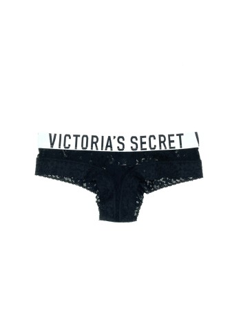 Трусики чики Виктория Сикрет Lace Cheeky panty Whitel ogo VS