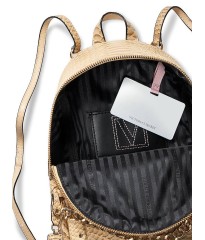 Рюкзак Victoria's Secret The Victoria Small Gold Backpack