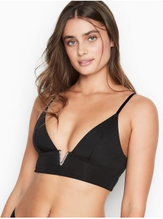 Бюстгальтер Embellished Plunge Black