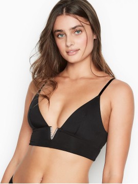 Бюстгальтер Embellished Plunge Black