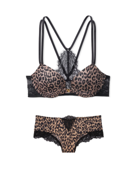 Комплект білизни Victoria's Secret Very Sexy Black Lace push-up bra
