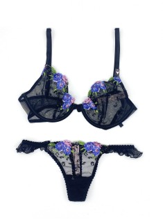 Комплект білизни Very Sexy Unlined Flower Lace Bra set