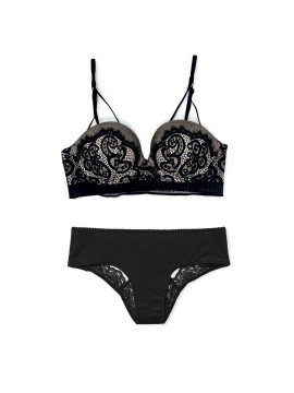 Комплект Very Sexy push-up Black Lace Bra Set