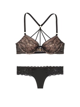 Комплект Very Sexy Bombshell push-up Black Lace Bra Set