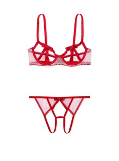 Комплект Very Sexy Open Cup Demi Bow Unlined Balconet Lipstick Set2