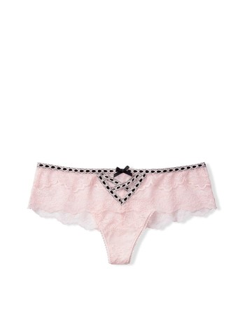 Трусики Dream Angels Angel Pink Lace-up Bow Thong Panty