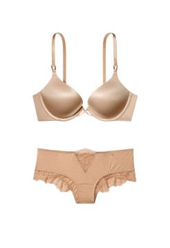 Комплект Victoria's Secret Bombshell Very Sexy push-up bra beige Set