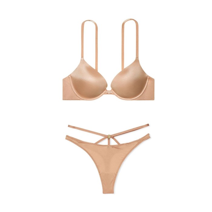 Комплект Victoria Secret Viry Sexy Bra Push-up Almost Nude Set