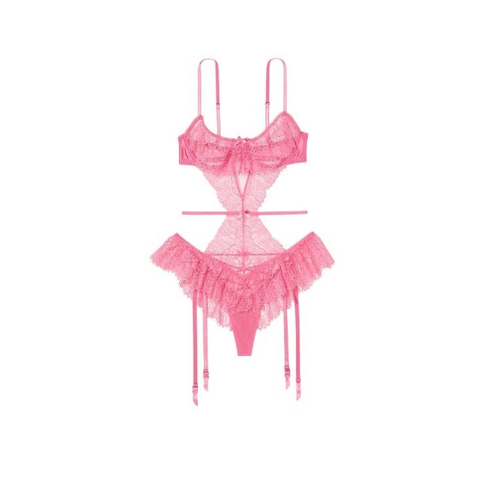 Боді Very Sexy Pink Lace Peekaboo Teddy