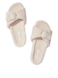 Домашние тапочки Cozy Vanilla Slides Coconut Milk