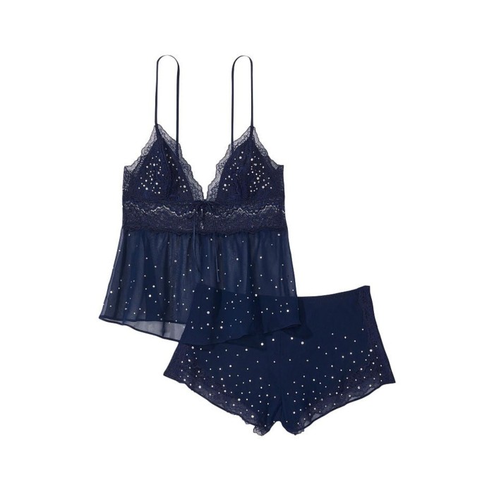 Стильная пижама Stretch Lace Chiffon Cami Set